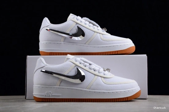 Force Nike Travis AQ4211-100 (AF100) 1 Scott  Low Air 1203